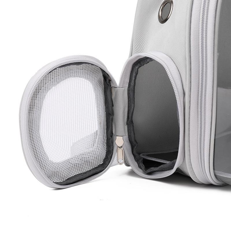 Pet Carrier Backpack Transparent Window Small Animal Puppy Cat Carrying Bag Breathable Outdoor Travel Backpack Pet Supplies