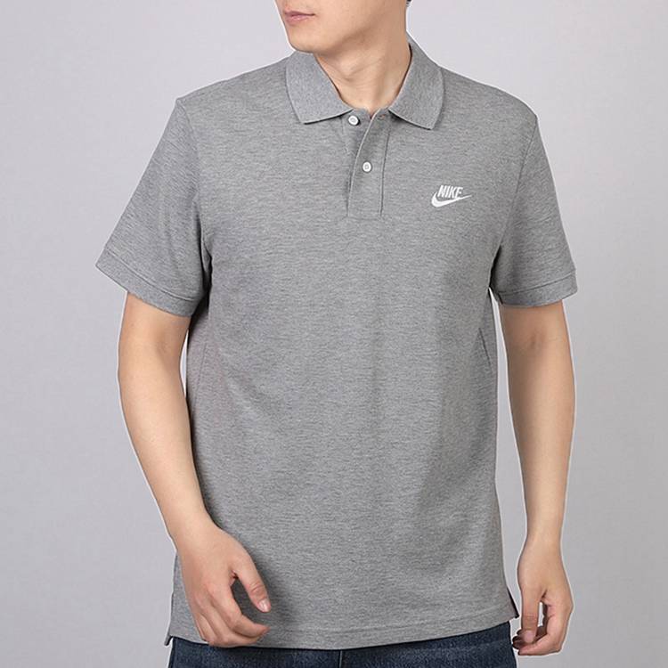 Nike Спортивная рубашка-поло мужская серая CJ4457-063
