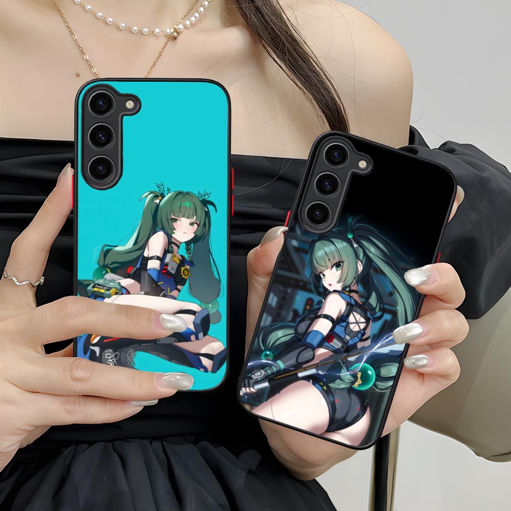 Чехол для телефона Zenless Zone Zero QingYi для Samsung Galaxy S25 S24 S23 S22 S21 Plus FE Ultra Цветной Силиконовый Чехол Роскошный Чехол