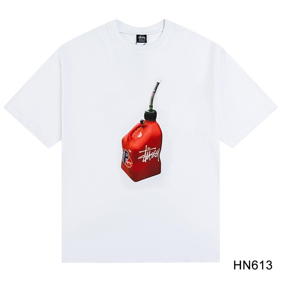 Stussy Летняя новая футболка из высококачественного хлопка с круглым вырезом для мужчин и женщин 2025 года, классический логотип с новым рисунком, парная футболка