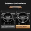 Для Volvo XC40 XC60 XC70 XC90 S40 S60 S80 S90 V40 V60 V70 V90 C70 Карбоновое волокно Кожаная Накладка на руль автомобиля Автоаксессуары
