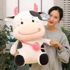 With Fruit Cow Backpack Plush Toy Cartoon Stuffed Animal Doll Gift Decoration