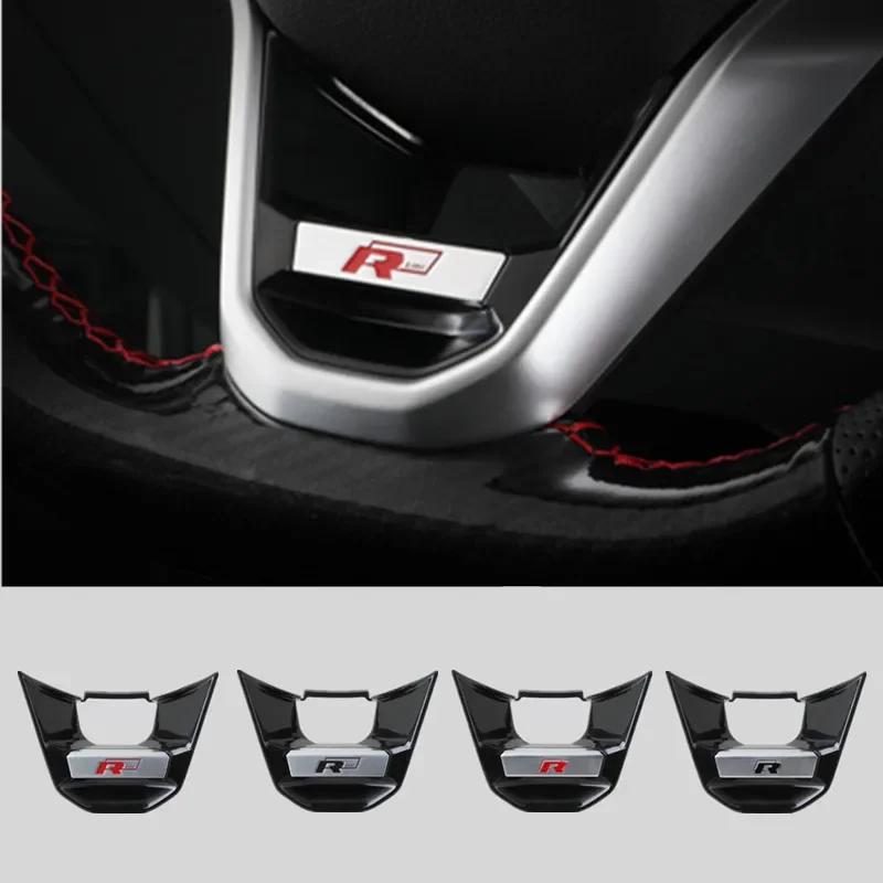2025 Hot Car Steering Wheel Emblem Sticker Decals for Volkswagen VW Golf 8 MK8 Magotan CC Tayron X Touareg Accessories