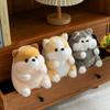 Soft Cute Ball Corgi Plush Toy Children Sleeping Husky Pillow Claw Machine Pomeranian Gift