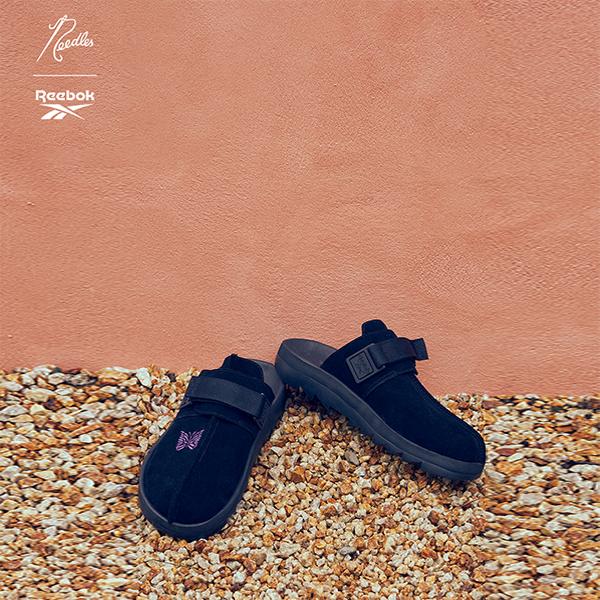 Reebok Needles x Reebok Beatnik Slides 'Черный' 100207686