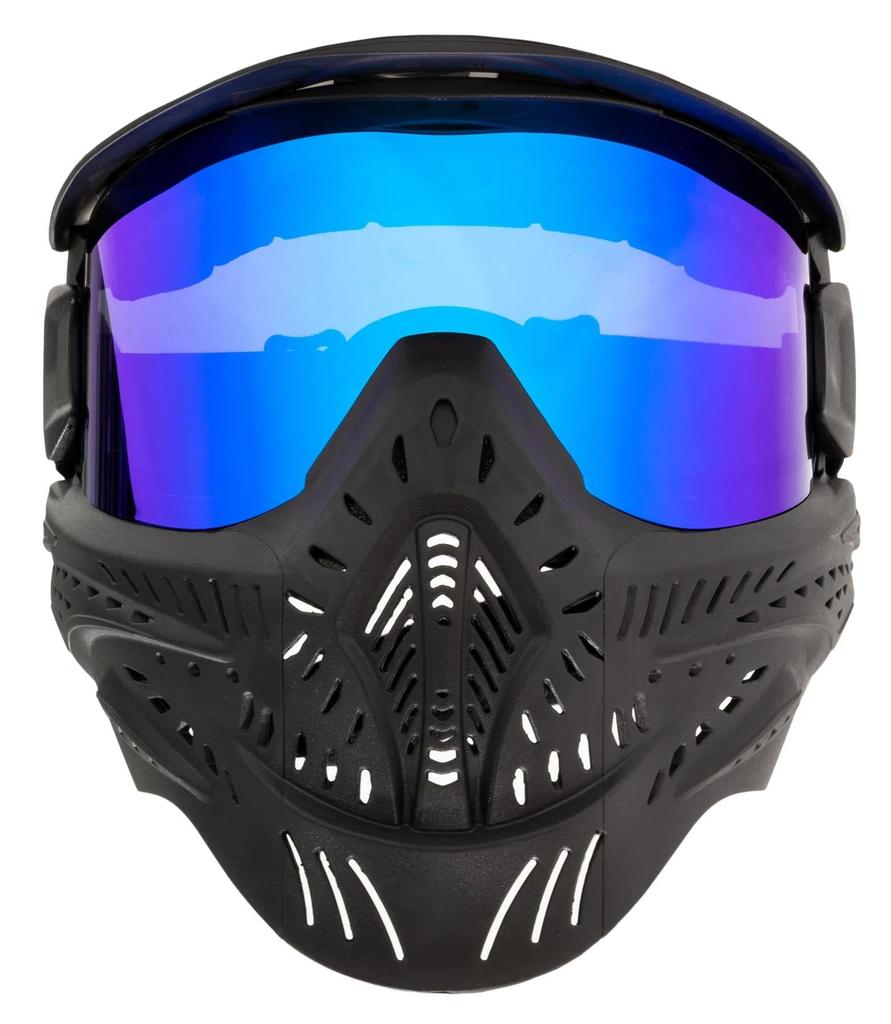 HK Army HSTL Goggle Paintball Airsoft Mask with Anti Fog Thermal Lens (Black/Ice Lens)
