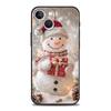 Рождественский чехол-накладка со снеговиком для iPhone 17 16 15 14 13 12 Pro Max 11 Pro Max 17 AIR Plus Ударопрочный мягкий ТПУ корпус Fundas