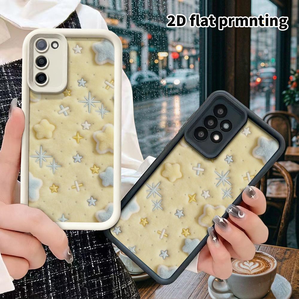 Чехол для телефона: 2D плоский защитный чехол для Samsung Galaxy A34 A35 M05 M06 S20 S22 S21 FE Plus 5G, фон со звездами, идеальный подарок на Рождество и Хэллоуин