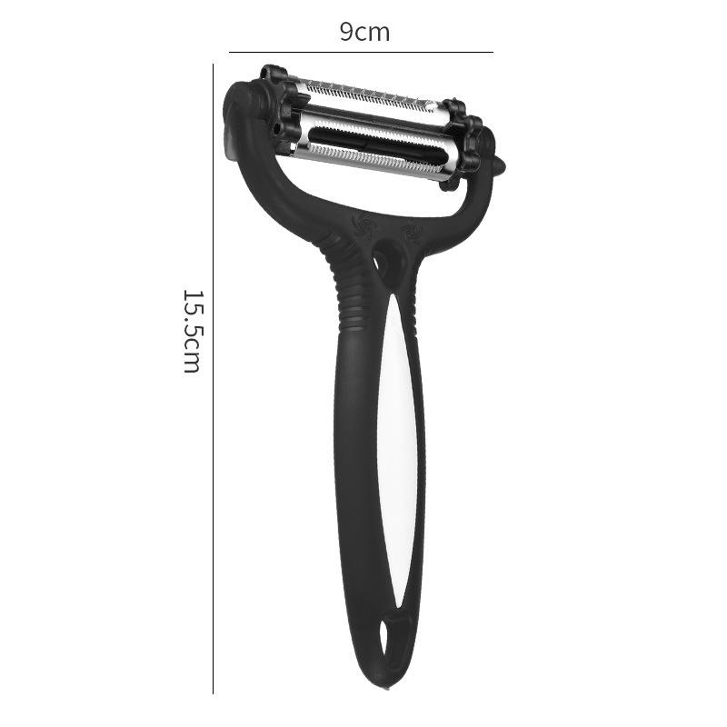 Удобный гаджет для дыни, инструмент для нарезки овощей, фруктов, картофеля, моркови, терка, многофункциональная вращающаяся на 360 градусов кухонная резак