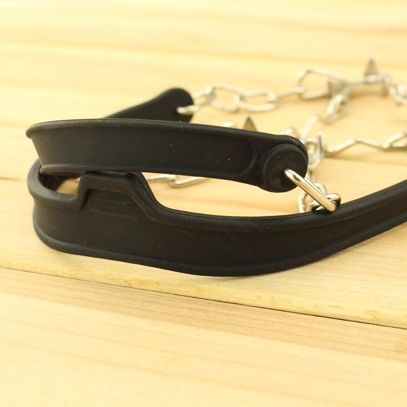 Силиконовые кошки с 6 зубьями, уличные нескользящие бахилы для ходьбы по снегу, захват льда, простая цепочка для обуви