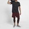 Nike Футболки Мужские Черные С Круглым Вырезом Умеренный Прямой Крой 928016-010