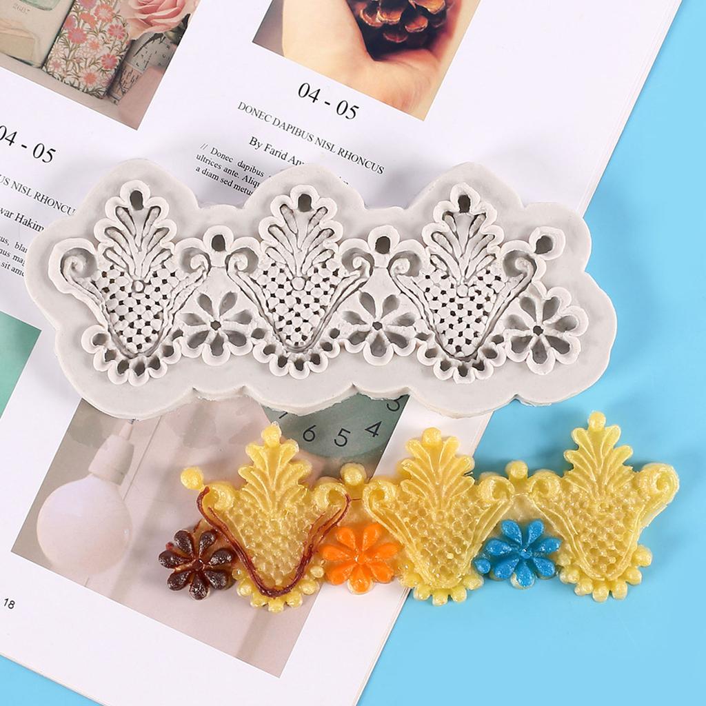 Силиконовая форма для помадки, рельефные формы для торта, формы для украшения торта, инструменты для выпечки на кухне, 2 цвета на выбор