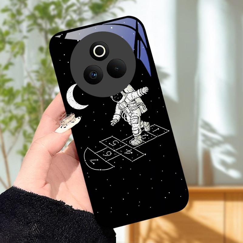 Закаленное Стекло Чехол для Телефона Для OPPO Realme P3 Pro 5G Funda Ударопрочный Жесткий ПК Корпус Задняя Крышка Для Realme P3Pro RMX5032 Coque