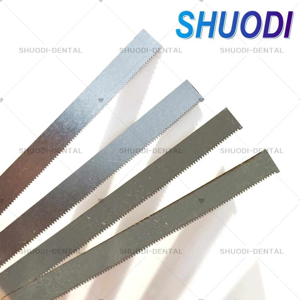 5 Pcs or 10 Pcs Dental Metal Polishing Stick Polishing Cutting Strips with Serration Whole Strip Serrated Edge Teeth Whitening Materials 4mm