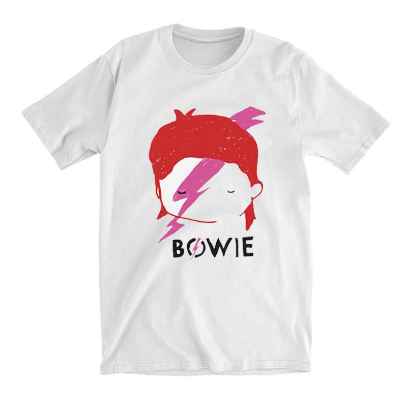 Унисекс футболка David Bowie — это винтажная повседневная футболка и роскошный бренд группы для унисекс и женской одежды. Топ 2026 Группа
