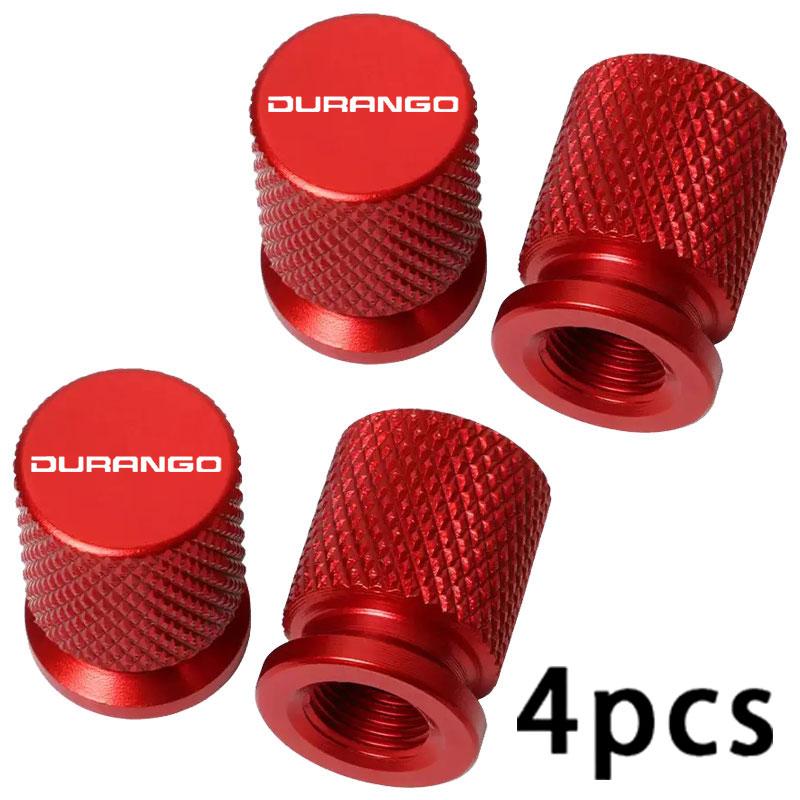 Car Wheel Tire Valve Caps Tyre Stem Covers Airdust Waterproof For DODGE Durango Accessories U333