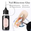 No Wipe Rhinestone Charm Adhesive Gap Nail Glue Filler Sealant UV/LED Cured Long-Lasting Nail Art Tool DIY & Salon Professional Use