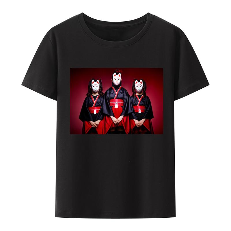 Новое поступление BABYMETAL Heavy Metal Electroacoustic Band Футболка Rock Band Унисекс и для женщин Подарочная футболка для отдыха на улице в стиле хип-хоп Модная футболка