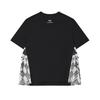 Fila X M.C.. ESCHER Серия Heritage Модная повседневная универсальная футболка с коротким рукавом Женские футболки Черный F11W538103F-BK