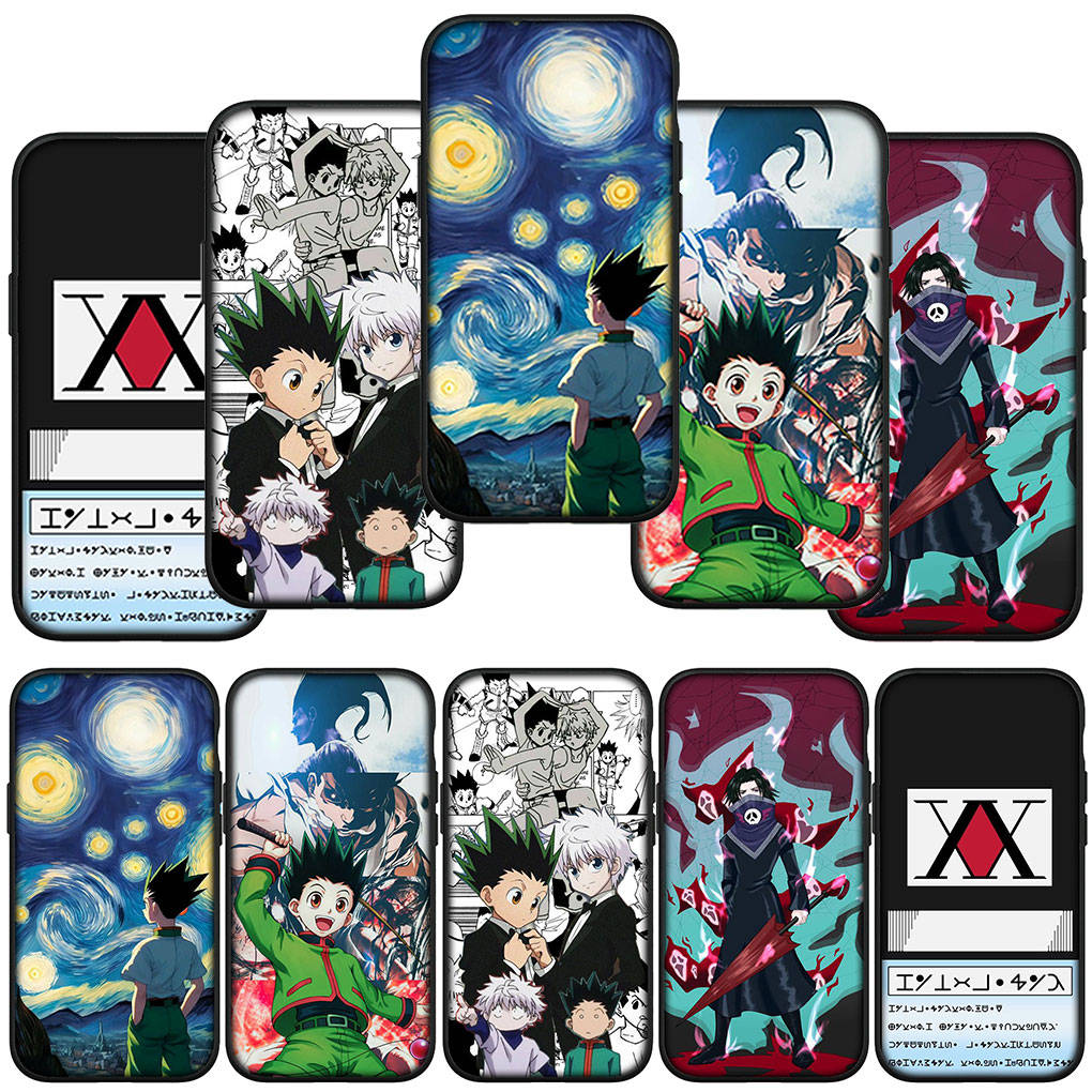 Чехол для телефона Samsung Galaxy S25 S24 S23 iPhone 16 15 Xiaomi Redmi Note 14 13 12 16E 11 Pro Max OPPO Moto Killua Hunter X Hunter Gon Freecss HunterX