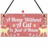 Garden Kitchen Wall Decor Funny Home Decoration Wood Cat Coop Toys Plaque Cat Sign
