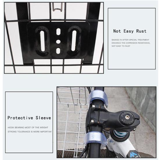 Контейнер для хранения Складной дизайн Экономия места Безопасная корзина для складного велосипеда и горного велосипеда