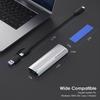 Корпус для внешнего SSD M.2 NVMe PCIe / NGFF SATA с двойным протоколом, 10 Гбит/с, USB Type-C, поддержка ключей M и B&M