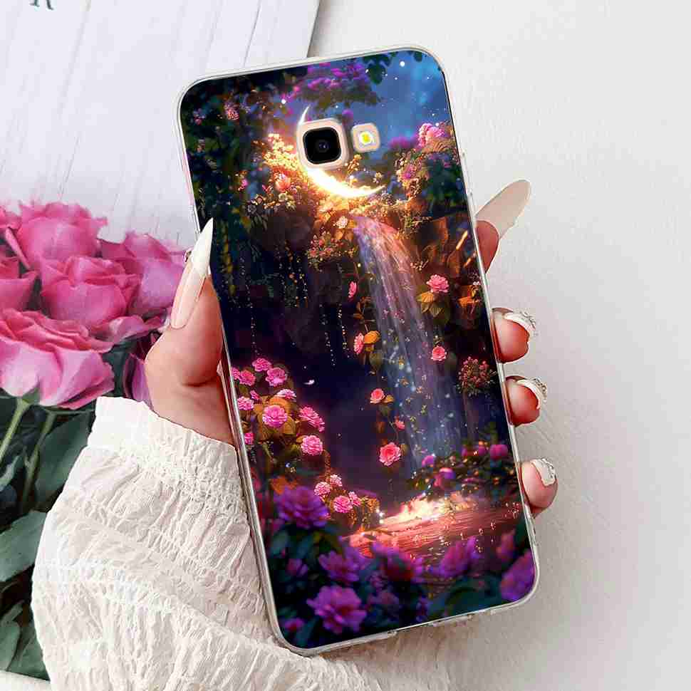 For Samsung Galaxy J4+ SM-J415F Case Luxury Butterfly Flowers Soft Silicone TPU Cover For Samsung J4+ J4 Plus Phone Shell Capa