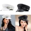 Fashion Cosplay Hat Performances Military Police Hat with Adjustable Buckle Cosplay Hat for Carnivals Cosplay Party