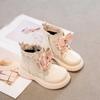 Winter New Style Children's Suede Short Boots Stylish Princess Boots Girls' Warm Cotton Boots