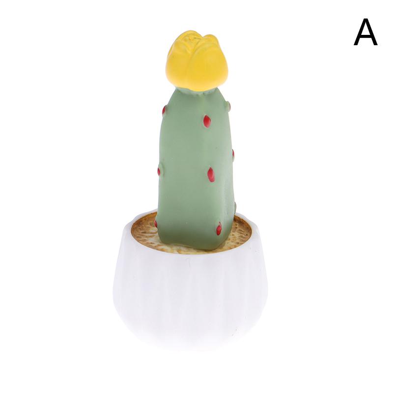 Милое зеленое растение кактус маленький горшечный орнамент гаджет украшение для автомобиля интерьер
