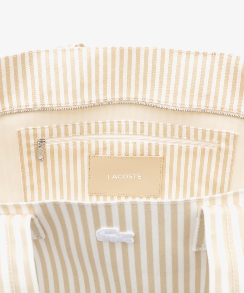 Lacoste Мужская Летняя Сумка-тоут Xl Сверху на молнии Хлопок Nu5244P56G T45