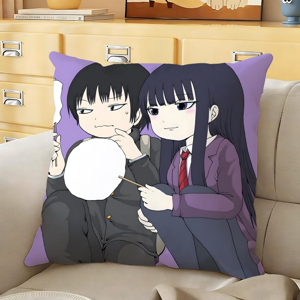 Cute HHi SScore Girl Cushion Cover Soft Durable Reversible Pillow Cover Home  Car MultiScene Daily Comfort Pillowcase
