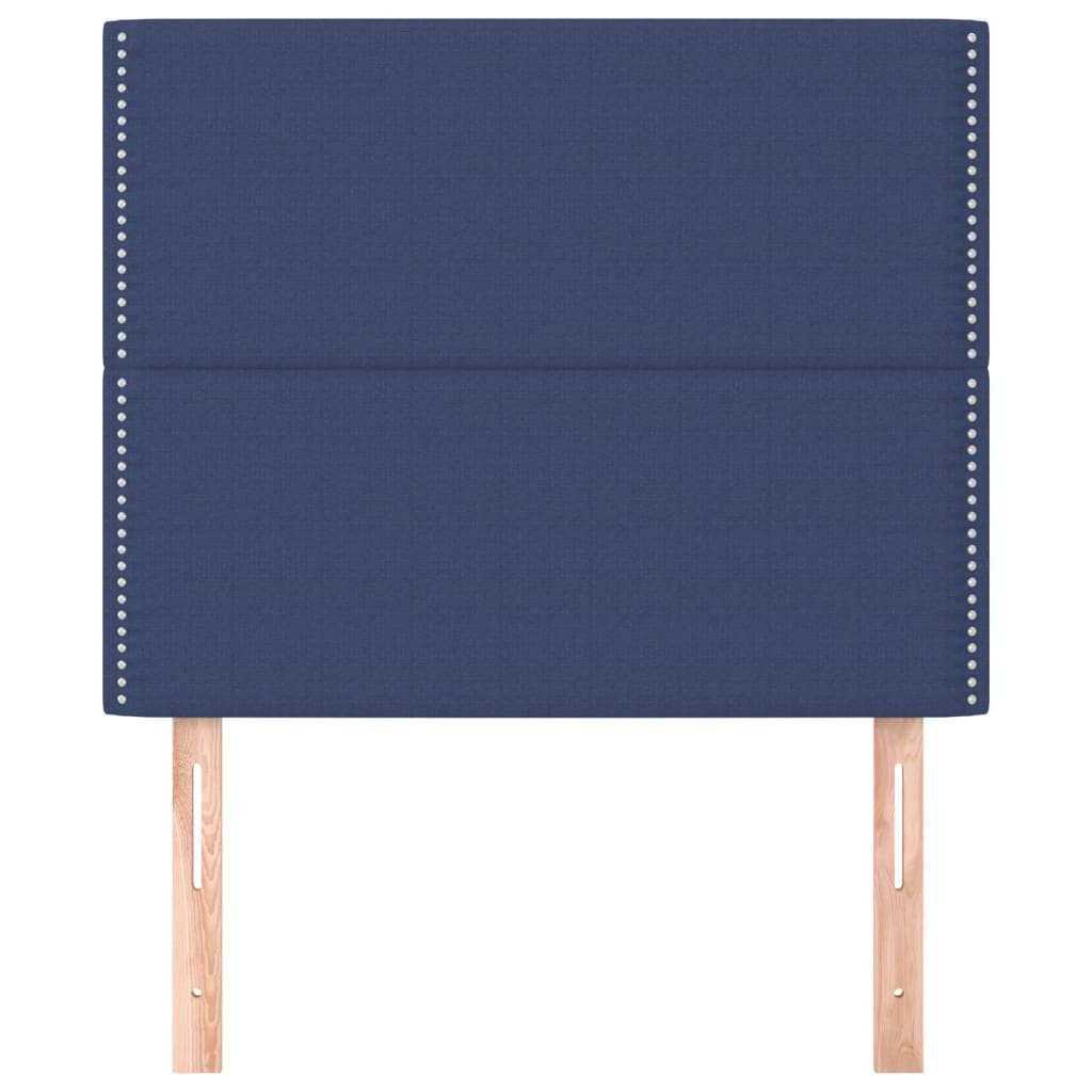 Headboard Blue 100 x 5 x 118 128 cm Fabric
