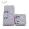 New Pink Panda Cartoon PU Short Small Wallet, Bear Children's Bag Student