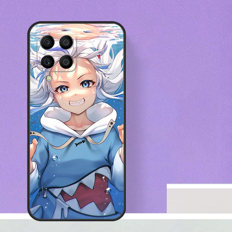 Чехол Gawr Gura Hololive Girl для Samsung Galaxy M14 M34 M54 M31 M11 M13 M53 M51 M12 M32 M52 M16 M36 M56 M15 M35 M55