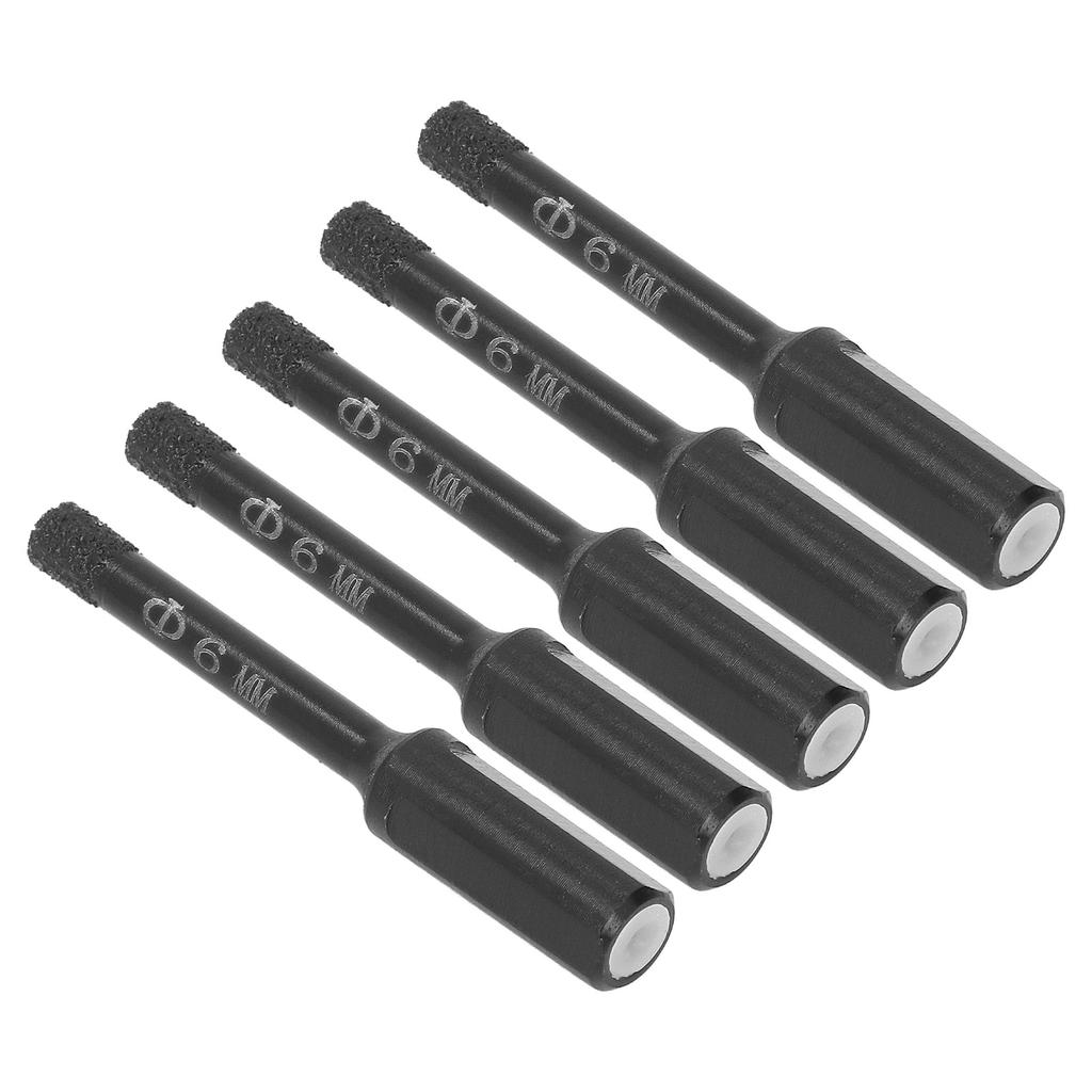 5 шт. Алмазное сверло для мокрого и сухого использования, чистое и эффективное, набор алмазных коронок для открывания отверстий для