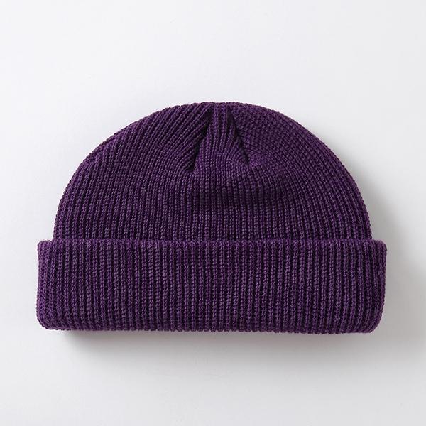 Мужская шапка, зимняя вязаная шапка для мальчика, тюбетейка, матросская кепка с манжетами, ретро, ​​темно-синие короткие шапки, сплошной цвет, унисекс, осенние теплые шапки, шляпа арендодателя, шляпа дыни