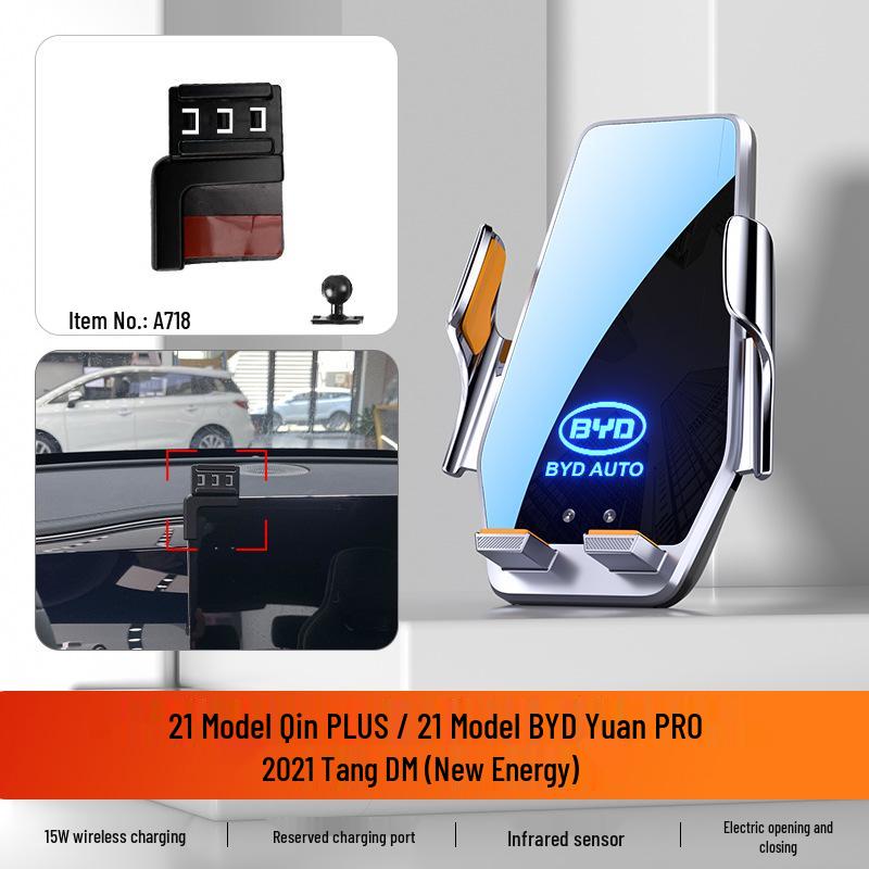 Автомобильный держатель для мобильного телефона BYD для Dolphin, Qin PLUS, Han EV, Tang DMI, Song MAX, Yuan PRO и E5