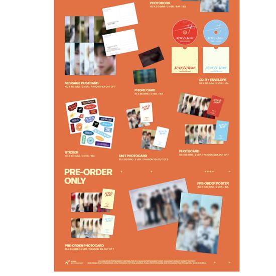 NouerA 1st Mini Album - Chapter: New Is Now (New Ver. / Now Ver.) Random Release Date 2025-02-26