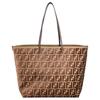 Fendi Logo Print Tote Bag Women Tote Bags Light-Brown 8BH425-AT14-F0L1B