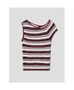 8SECONDS Striped Pullover Brown