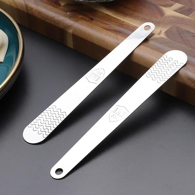 1 PCS Stainless Steel Dumpling Filling Spoon Ravioli Filling Spreader Manual Cheese Butter Spreader Baking and Cooking Accessories
