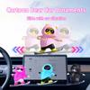 Car Cartoon Ornaments Can Move with Driving Skateboard Bear Cute Doll Auto Interior Decoration for Car Dispaly