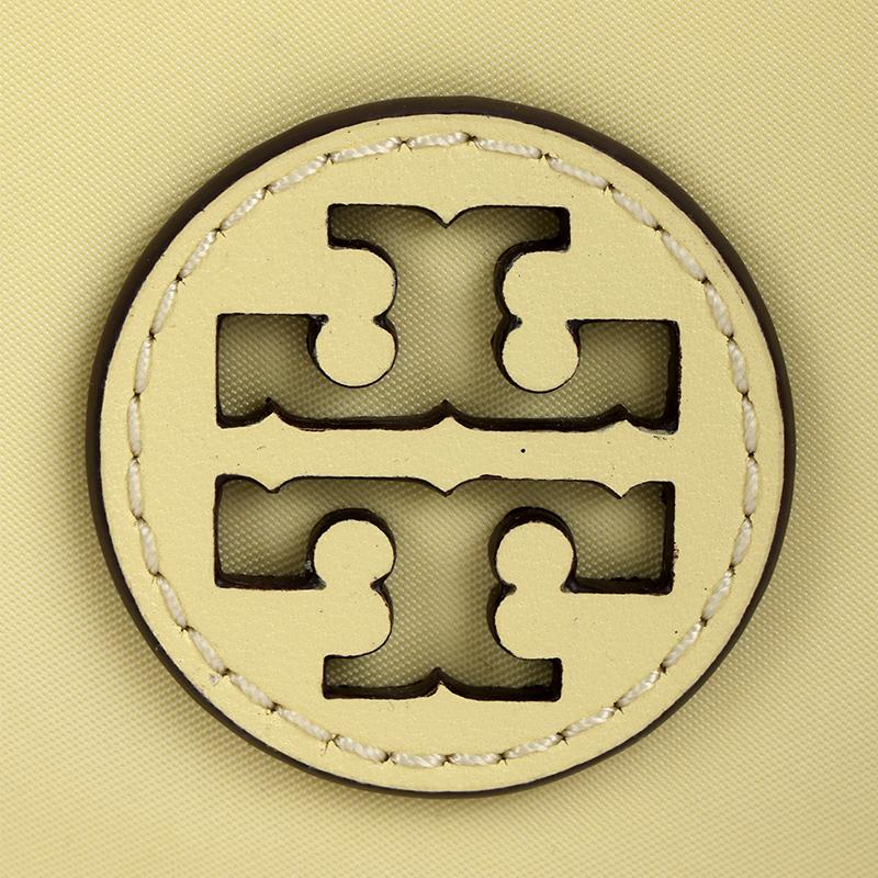Tory Burch Элла Двухручная Нейлоновая Сумка-Тоут с Логотипом Мини Женские сумки-тоут Светло-Желтый 146437-700