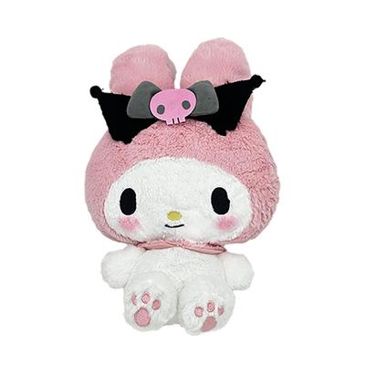[Персонаж] My Melody и Kuromi Совместная повязка на голову Большая плюшевая игрушка, Официальный мерч, с Алмазом-игрушкой, Прибл.. 33см (Моя мелодия)