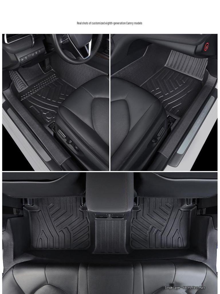 Водонепроницаемые автомобильные коврики из ТПЭ для Toyota Camry (Поколения 7-9, 2012-2026)