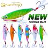 SOUGAYILANG Laser Jigging Lead Metal Jig Slow Jigging/Trolling Metal Spoon Fishing Lure 12g
