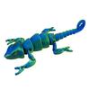 3D Printed Lizard Articulated Chameleon Ornament Desktop Decoration Flexible Animal Figurine Lizard Fidget Toy for Kids Adults Stress Relief