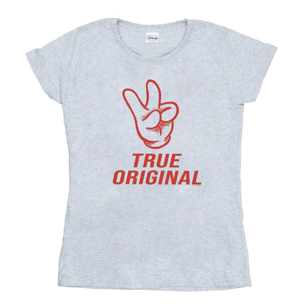 Disney Womens/Ladies Mickey Mouse True Original Cotton T-Shirt